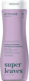 [Attitude] Moisture Rich Hair Shampoo, EWG Verified, Dermatologically Tested, Plant- and Mineral-Based, Vegan Beauty Products, Quinoa and Jojoba, 16 Fl Oz