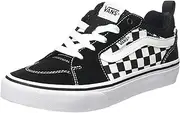 [Vans] Filmore Suede/Canvas Sneaker, (Checkerboard) Black/White