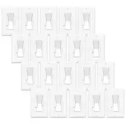 Decora Dimmer Light Switch Single Pole / 3-Way - LED / 600W Incandescent 20Pack