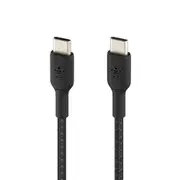 Belkin BoostCharge Braided USB-C Cable - 15cm - Black [CAB004bt0MBK]