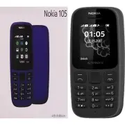 BNIB Nokia 105 Single SIM 8MB Black Factory Unlocked 2G OEM