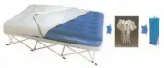Action Folding Bed Queen Size With Velour Matress Spare Camping Folding Portable