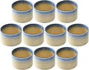 Set of 10 Izumi Tubular Rice Bowl (Large) [4.5 x 3.2 inches (114 x 82 mm)] | Hitsu, Rice Stand