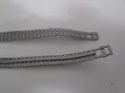 DINKY TOYS REPLACEMENT TRACKS #692, 696, 699 LEOPARD TANKS, SILVER 1 PAIR