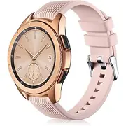 Watch Band for Samsung Galaxy Watch 7/6/5/4 40/44mm, Galaxy Watch 5 Pro 45mm, Galaxy Watch 4/6 Classic 42/46/43/47mm, Watch 3, Active 2, Gear S2 Soft Silicone