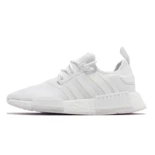 Adidas 休閒鞋 NMD_R1 Primeblue 男鞋 女鞋 白 全白 Boost 經典 愛迪達 情侶鞋 GZ9259 [ACS 跨運動]