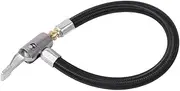 BUGUUYO Locking Air Chuck with Air Inflator Extension Tube Adapter for Quick Tire Inflation Compatible with Bikes Motorcycles and Cars Premium Leak Design