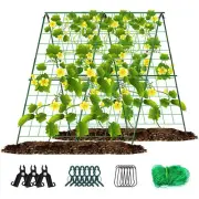 Cucumber Trellis Garden Trellis Arch Trellis, Tall ABS Trellis for Climbing 48"