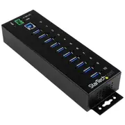StarTech ST1030USBM interface hub USB 3.2 Gen 1 (3.1 Gen 1) Type-B 5000 Mbit/s Black