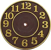 BATHVEVE Vintage Clock with Roman Numerals and Artistic Design for Home Decor Accurate Display Construction Elegant Wall Clock for Living Room and Bedroom