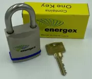 Genuine Energex 45mm Padlock with Key for South East Qld