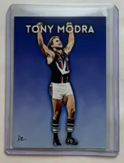 Tony Modra Limited Edition Artist Signed "Fremantle Dockers" Trading Card 3/10