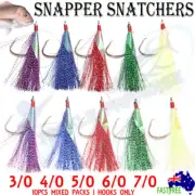 Snapper Flasher Rigs Snatcher Circle Hooks Rig Fishing Flashers Lure Paternoster