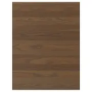 STENSTA cover panel, dark brown ash veneer, 62x80 cm