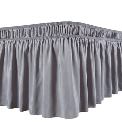 Premium Elastic Bed Valance Skirt With Ruffles Luxurious And Durable Universal