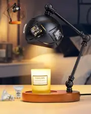 Candle Warmer Lamp, Electric Candle Lamp with Timer, Adjustable Dimmable Wax ...