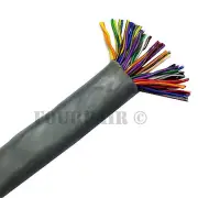 CAT3 Riser CMR 25 Pair 24AWG Bulk Voice Telco Trunk Backbone Cable Gray - 150FT