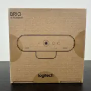 NEW SEALED Logitech BRIO Ultra 4K HD Pro Webcam, V-U0040