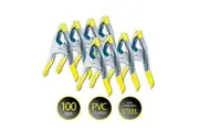 Handy Hardware 8PK Spring Clamps Vice Jaws Heavy Duty 100mm