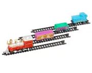 Kids Toy Train & Tracks Battery Operated With Travel Carry Case Christmas Gift