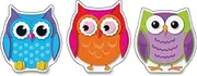 Colorful Owls: Colorful Cut-Outs