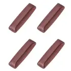 4pcs Self-Stick Instant Cabinet Drawer Handle Adhesive Door Handle Brown Red