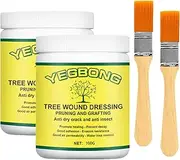 New Tree Wound Repair Kit - Sealer & Paste for Grafting & Pruning, Bonsai & Plant Repair, 2-Piece Set