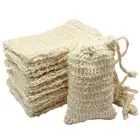 30 Pcs Natural Sisal Soap Bag Exfoliating Soap Saver Pouch Holder K2T96491