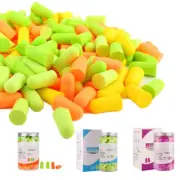 80-100 Pcs Soft Foam Ear Plug Noise Reducer Ear Plugs Lots Sleep Travel Shooting