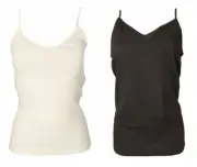 Woman top with lace-up shirt and camisole cotton RAGNO article 02402E