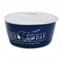 在飛比找蝦皮購物優惠-史努比 SNOOPY 圓形陶瓷保鮮盒(藍色/430ML)