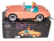Barbie Doll 1962 Austin Healey Convert Car Clock Radio AM/FM Replica Telemania
