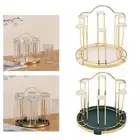 Cup Drying Rack, Tea Cups Storage Rack, Non Slip, with Drain Tray for Bar Coffee