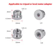 1/4 3/8 to 5/8 Female Male Threaded Screw Mount Adapter for SLR Cam..u