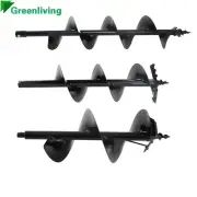 Post Hole Digger 100mm 150mm 200mm 300mm Auger Ground Garden Drill Bit AU
