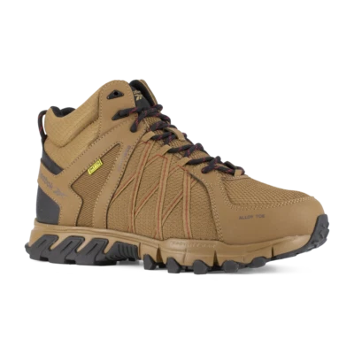 Reebok Work Men's Trailgrip Alloy Toe Internal Metatarsal Guard Mid-Cut