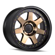 20x9 Mayhem Prodigy Matte Black W/Bronze TINT Wheel 8x180 (0mm)