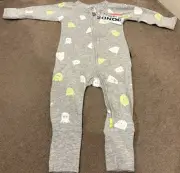 Bonds BNWT Halloween Grey Ghost Zippy Size 00 (3-6 Months)