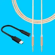 UPGRADE Type C to 3.5mm Audio Aux Jack Cable Car Headphone Cable F OnePlus 9 USA