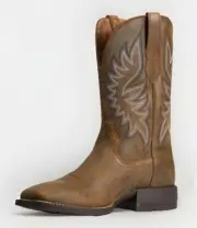 Ariat Men's Brander Leather Performance Western Boot Square Toe 13 US Men's Size