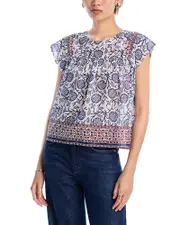 Velvet by Graham & Spencer Selene Cap Sleeve Top