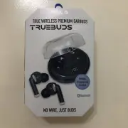 Truebuds Chrome Wireless Premium Earbuds & Charging Case Bluetooth Ear Buds (c)