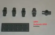 LEGO NEW Dark Stone Grey Cross Connector with Holes (5x) 6310174 Brick 49133