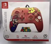 Official Nintendo Switch Enhanced Wired Controller SUPER MARIO.NEW FREE SHIPPING