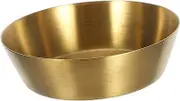 Alipis Mini Saucer Bowl Set Stainless Steel Sauce Dishes Round Seasoning Bowls Individual Portion Cups for Restaurant Home