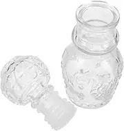 ULTECHNOVO Vintage Style Mini Perfume Bottles Glass Miniature Atomizers for Decor Photography