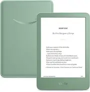 Amazon Kindle (2024 release) - Lightest and most compact Kindle, with glare-free display, faster page turns, adjustable front light, and long battery life - Matcha
