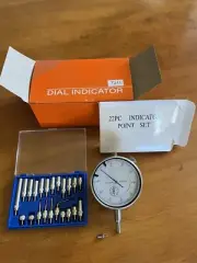 22Pcs Dial Indicator Extension Multi Point + Dial Indicator 0-10mm x 0.01mm Kit