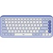 Logitech POP Icon Keys Wireless Keyboard (Lilac) Free Postage
