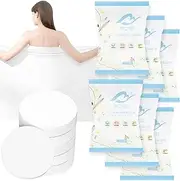 HOMNUTS Large Compressed Bath Towels 27.5 x 55 IN 6 Pack Disposable Cotton Thickened Towel for Travel Camping Hiking Sport Home